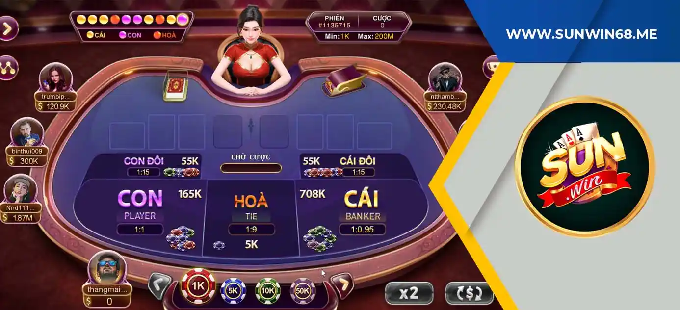 tìm hiểu thông tin về baccarat kim tài sunwin